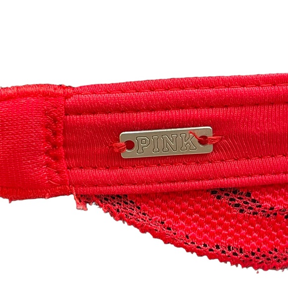 Victoria’s Secret PINK red valentine lace push up bra. Small. - Picture 5 of 8